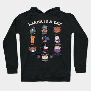 Karma Is A Cat GIft For Boy Girl Kids Hoodie